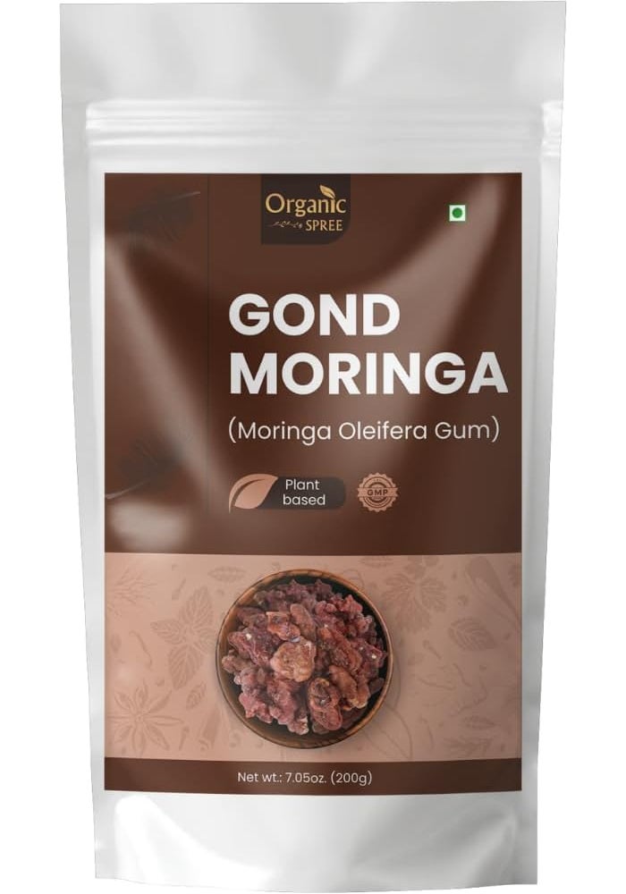 Organic Spree Gond Moringa - 200g Moringa Oleifera Gum - Image 1